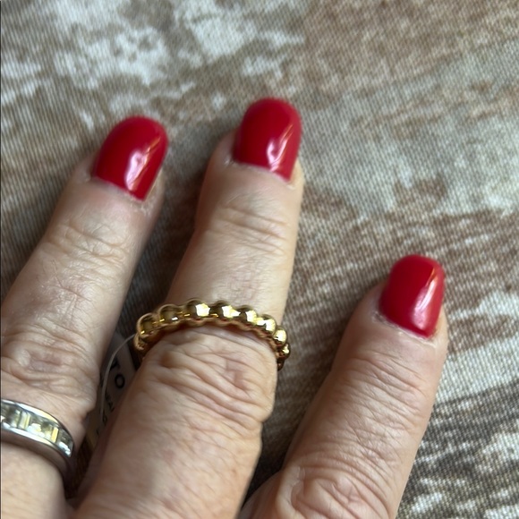 NWT Torrid 5 Piece Rhinestone Heart Ring Set Size 8 - Picture 4 of 8